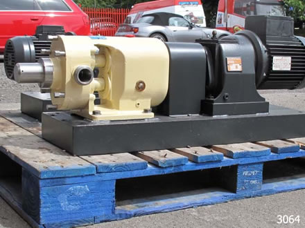 SSP lobe pump model AP150/BS, with 316 st.stl contact parts